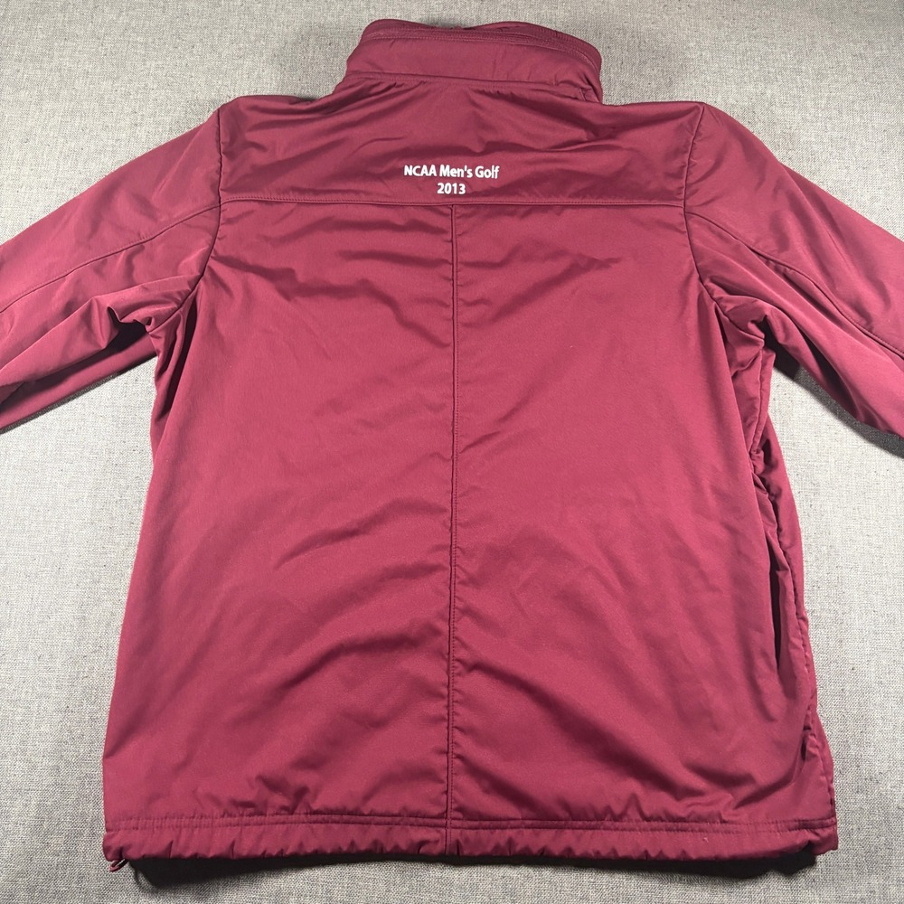 Nike Jacket Mens L Maroon Virginia Tech VT Mens Golf Packable Hood 476243-669 - Picture 2 of 11